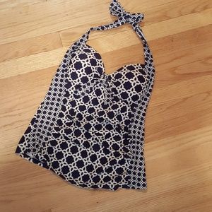 Merona Medium Navy Tankini